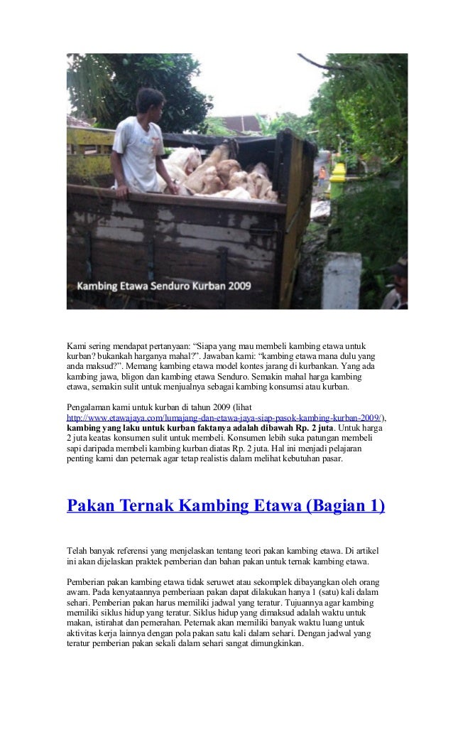 Analisis Biaya Pembuatan Kandang