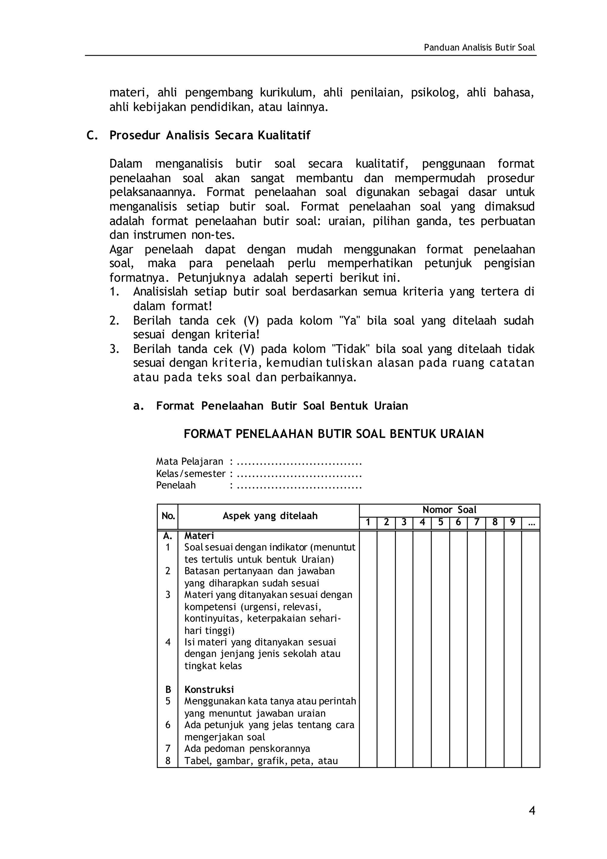 Analisis Butir Soal UKK K13 Revisi Kelas 2: Meningkatkan Kualitas Penilaian dan Pembelajaran Analisis Butir Soal UKK K13 Revisi Kelas 2: Meningkatkan Kualitas Penilaian dan Pembelajaran