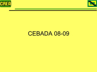 Analisis Campaña Trigo 08 09