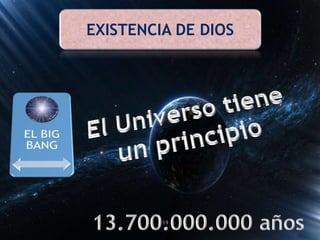 EXISTENCIA DE DIOS
19
 