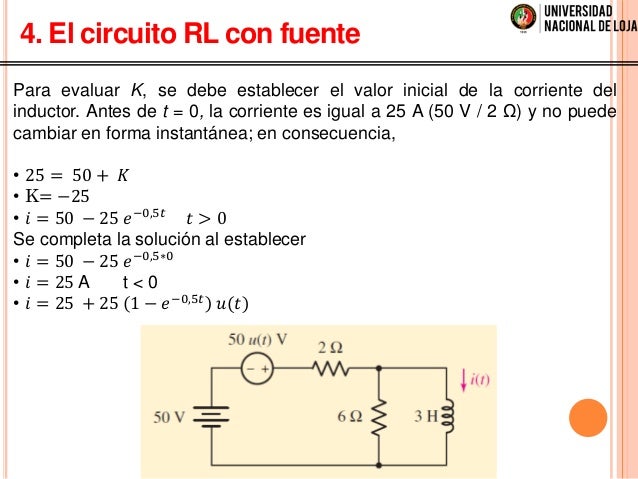 Analisis circuitos eléctricos primer y segundo orden