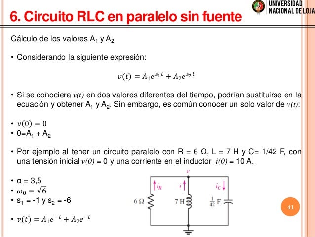 Analisis circuitos eléctricos primer y segundo orden