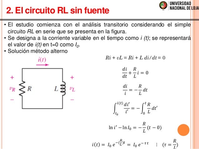 Analisis circuitos eléctricos primer y segundo orden