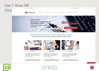 32
Casi 1: Grupo SIE
Web
 