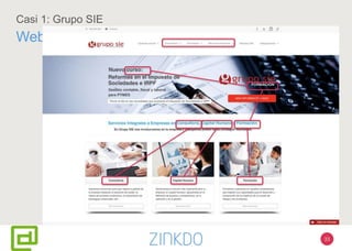 33
Casi 1: Grupo SIE
Web
 