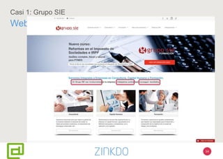 34
Casi 1: Grupo SIE
Web
 
