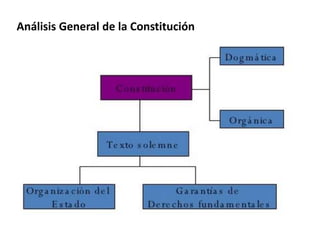 Análisis General de la Constitución 
 