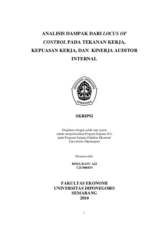 Analisis Dampak Dari Locus Of