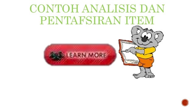 Analisis dan pentafsiran item ppt