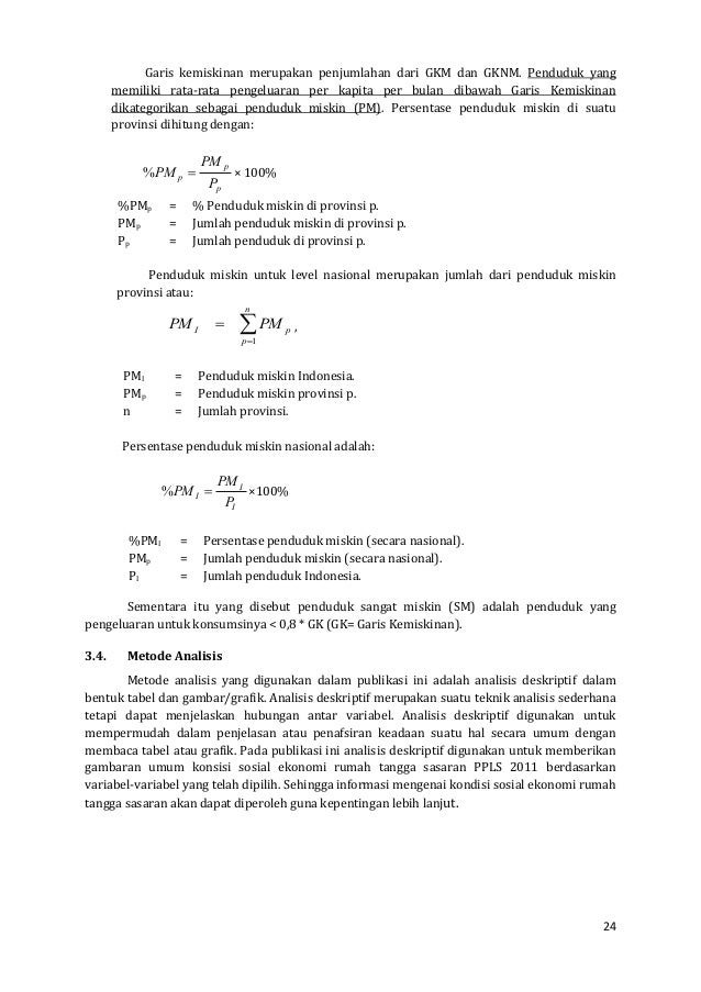 Analisis data kemiskinan di indonesia 2013