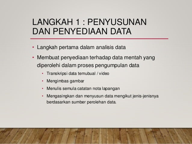 Analisis Data Kualitatif