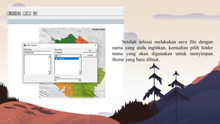 You can enter a subtitle here if you need it
Setelah selesai melakukan save file dengan
nama yang anda inginkan, kemudian pilih folder
mana yang akan digunakan untuk menyimpan
theme yang baru dibuat.
 
