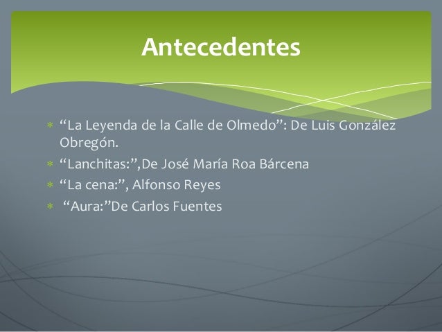 11+ Personajes Aura Carlos Fuentes Pics