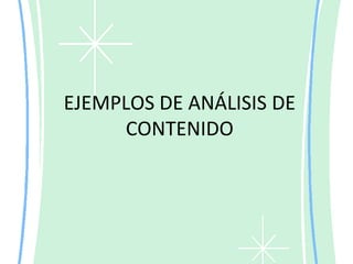 Tipos de análisis de contenidoEl nivel pragmático trata de descubrir las circunstancias en las que la comunicación tiene lugar. Este nivel de análisis tiene especial importancia cuando el discurso se ha obtenido mediante las estrategias que utilizan la conversación y la interacción entre participantes como los grupos de discusión. Trata de analizar la forma como se abordan los turnos y las dinámicas de grupo, la manera en que los participantes entran y salen del discurso grupal. Si se cuenta con un observador durante la realización de los grupos, se tiene la precaución de cumplimentar una Ficha de Control del desarrollo de la entrevista grupal o individual, y se graban y transcriben los comentarios del propio moderador/entrevistador tras cada una de las entrevistas, estos elementos serán necesarios en esta fase del análisis ya que proporcionarán información adicional acerca de la situación en la que se desarrolló la técnica. 