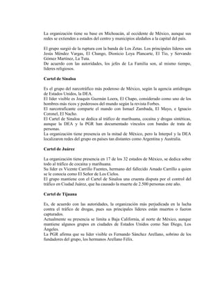 Analisis de la criminalidad organizada en mexico | PDF