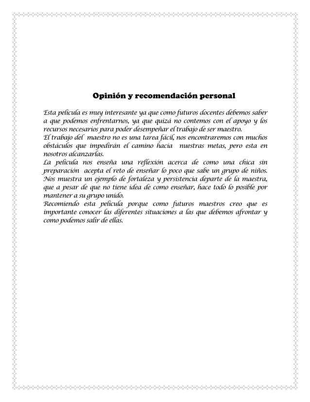 Analisis de la pelicula ni uno menos Analisis de la pelicula ni uno menos
