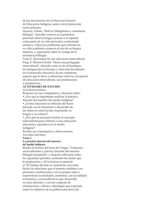 Analisis de la practica docente