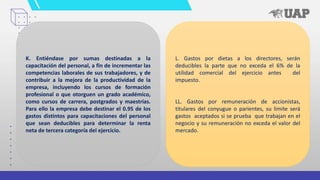 Analisis del art. 37 de la Ley del Impuesto a la Renta | PPTX