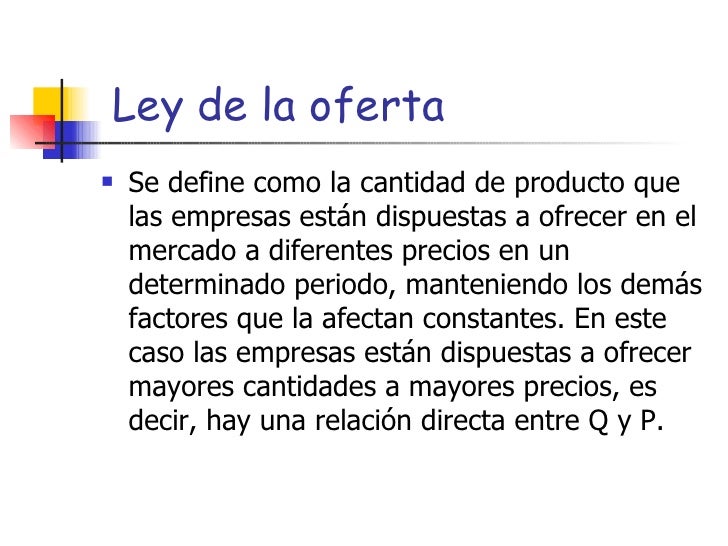 Analisis del la demanda y la oferta del
