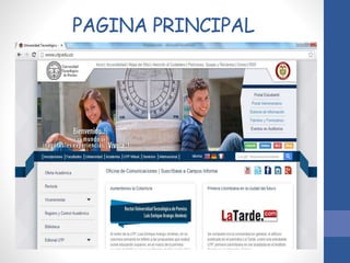 Virtual Utp Analisis del manejo de la imagen virtual utp | PPTX