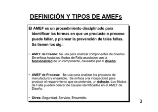 Analisis del modo y efecto de falla amef | PDF