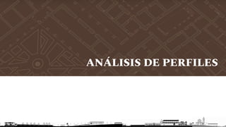 ANÁLISIS DE PERFILES
 