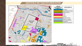 SISTEMA DE EQUIPAMIENTOS
MANZANA
0156
LOTE
Fuente: Pemp Popayán
 