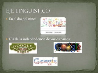  En el día del niño:
 Día de la independencia de varios países:
 