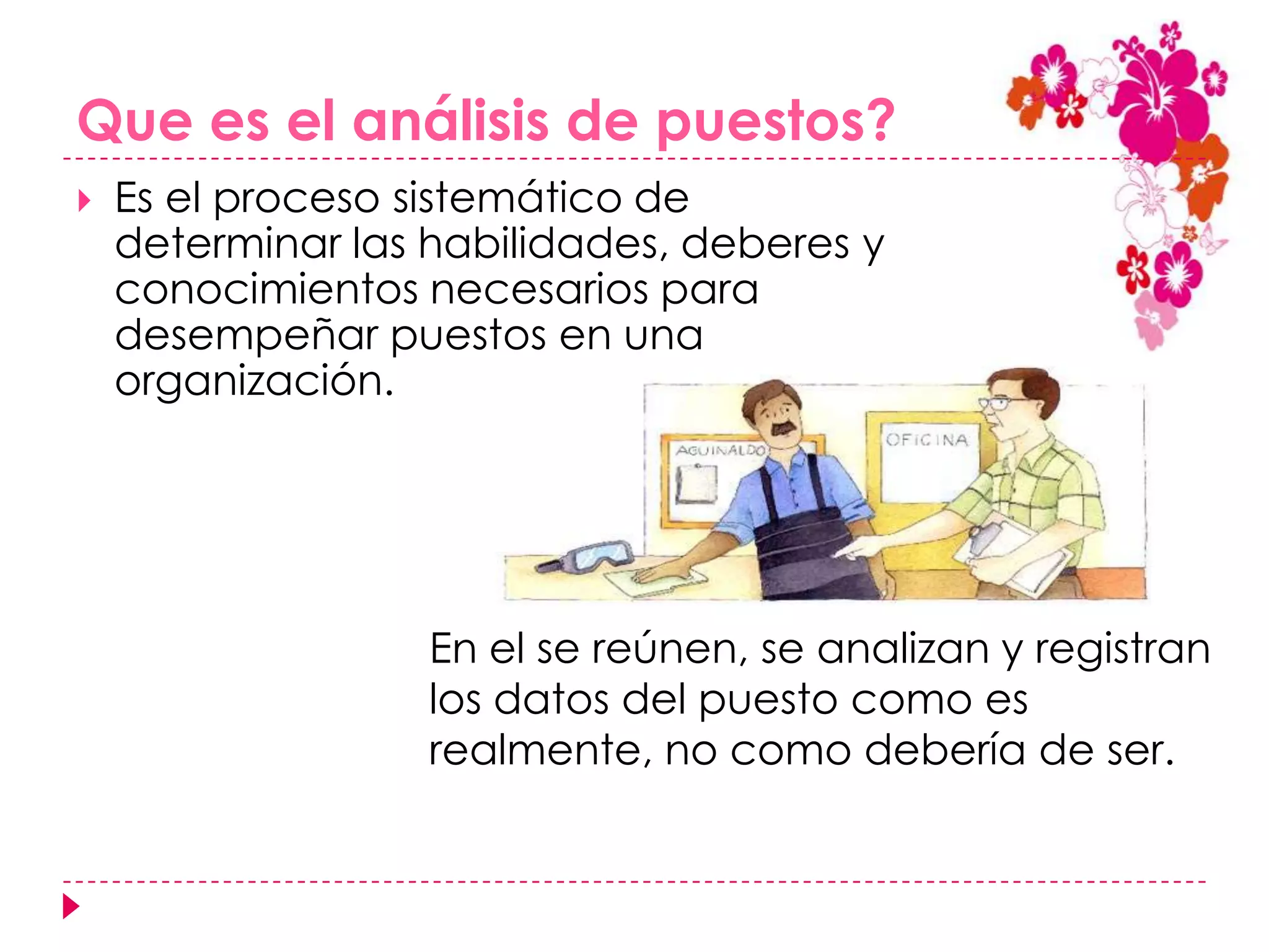 Fundamento Legal Del Analisis De Puestos