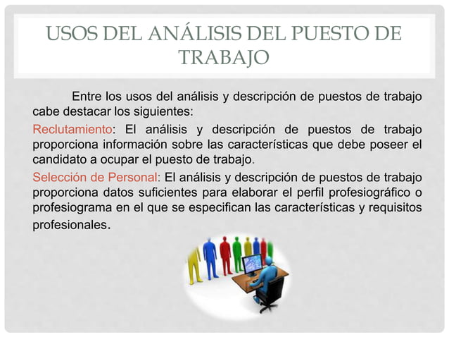 Analisis de puestos | PPTX