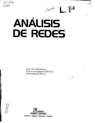 Analisis de Redes - Van Valkenburg