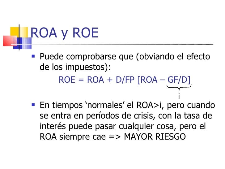 Roe Y Roa Diferencias _ Qué es el ROE y cómo interpretarlo – UNTZ