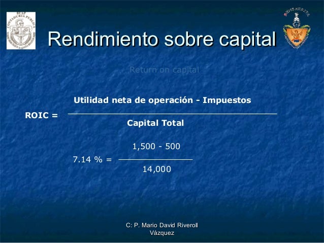 analisis de rentabilidad