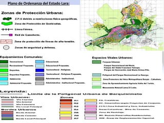 Plano de Ordenanza del Estado Lara:
 