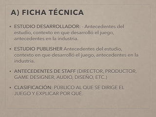 Análisis de un videojuego desde la comunicación y el entretenimiento | PDF