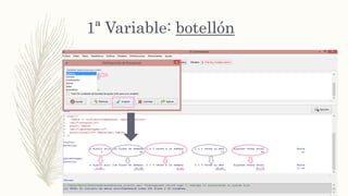 1ª Variable: botellón
 