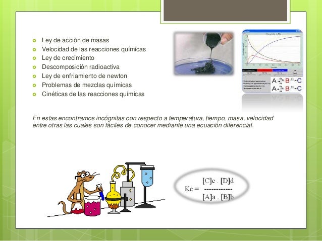 Aplicaciones de las ecuaciones diferenciales de primer