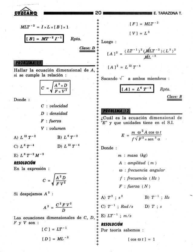 Analisis Dimencional