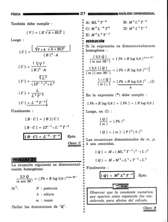 Analisis Dimencional