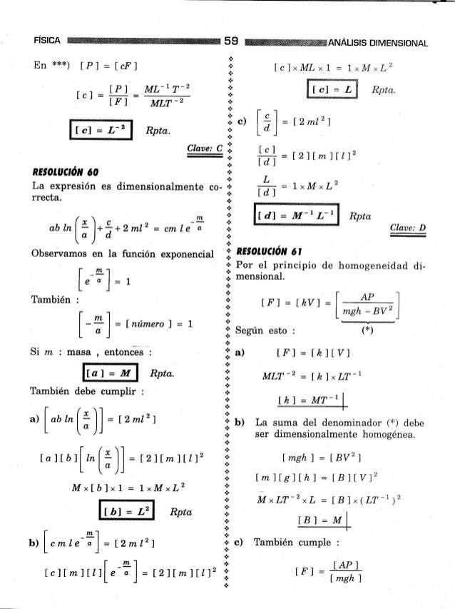 Analisis Dimencional