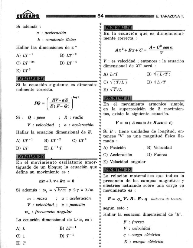 Analisis Dimencional Analisis Dimencional