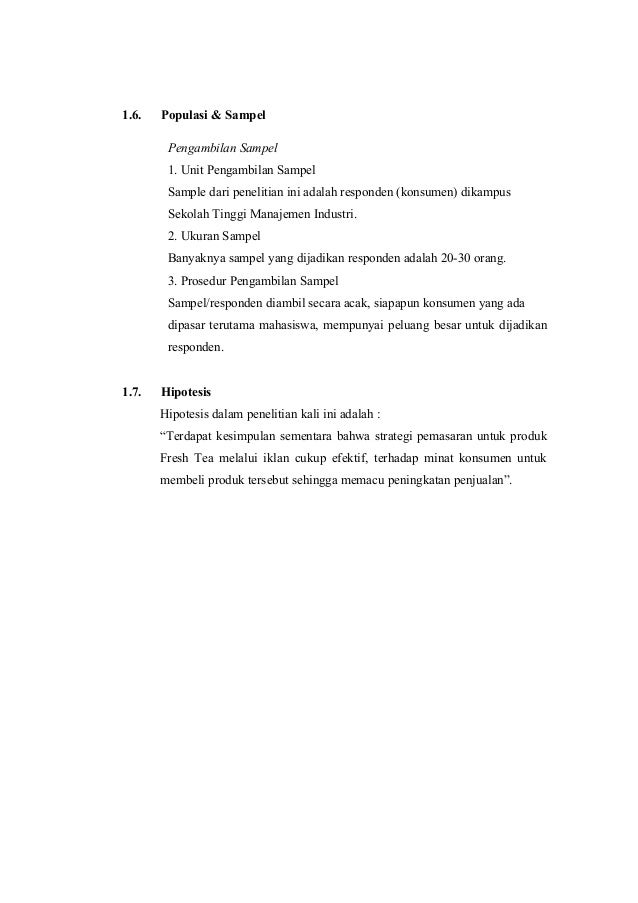 Analisis efektivitas iklan sebagai sarana strategi 