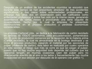 Analizar si dichas empresas presentan los mismos riesgos de seguridad industrial.Investigar que clase de accidentes o enfermedades profesionales se han presentado en estas empresas.