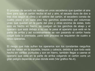 SECCION DE MAQUINAS DE PRODUCCIONFUENTE: MANJARRES RIOBUENO MARIA ALEJANDRA, CARTONIL LTDA, BOGOTÁ, 2.006
