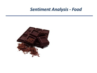 Sentiment Analysis - Food
 