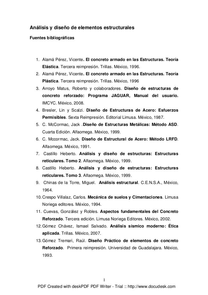 Descargar el concreto armado en las estructuras vicente perez alama pdf