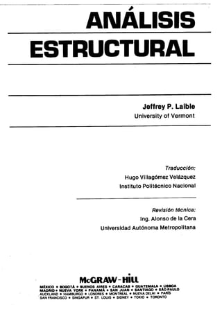 Analisis estructural jeff laible
