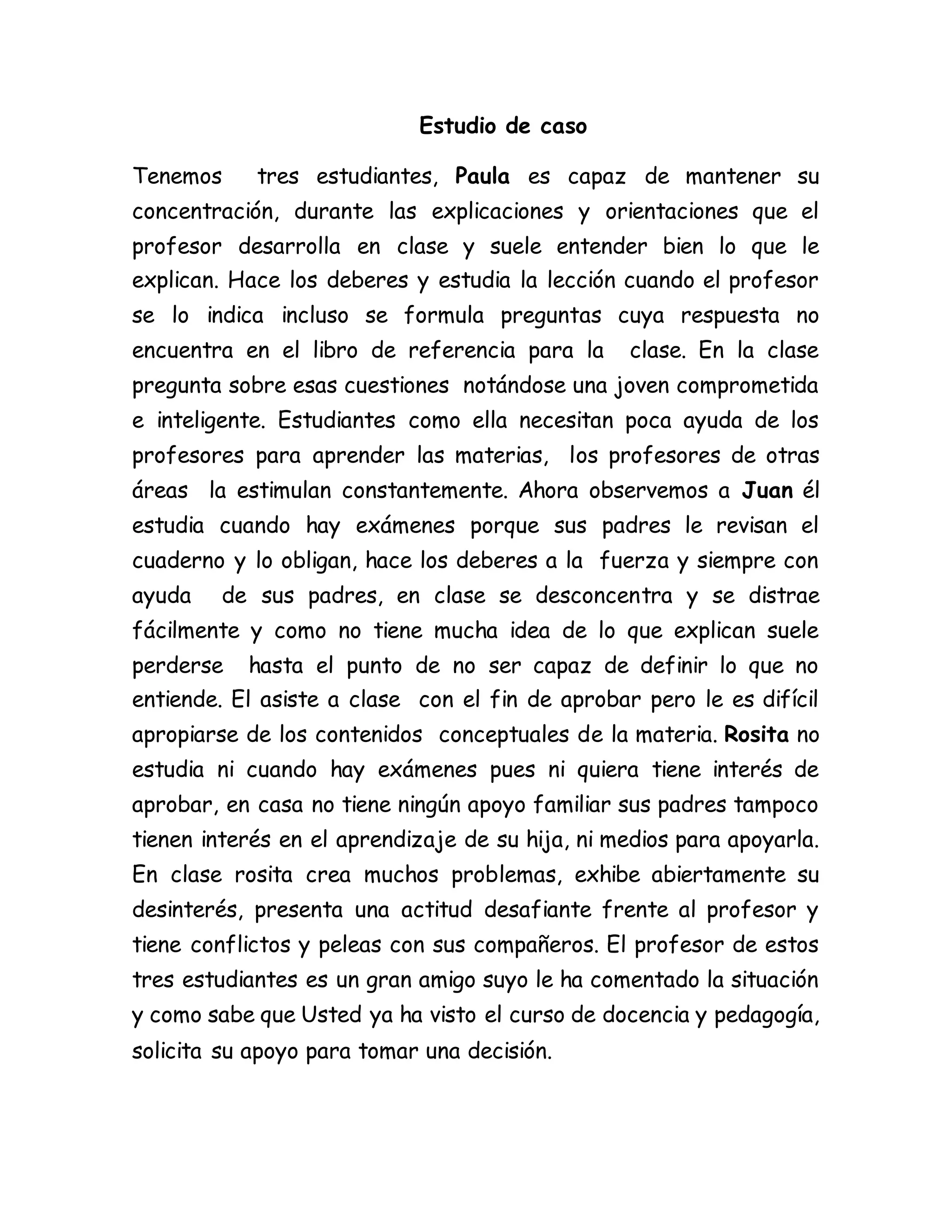Analisis estudio de caso jorge ivàn sànchez | PDF 
