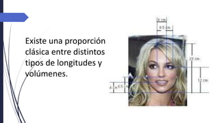 Existe una proporción
clásica entre distintos
tipos de longitudes y
volúmenes.
 