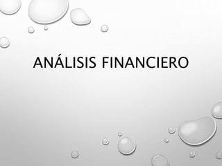 ANÁLISIS FINANCIERO
 